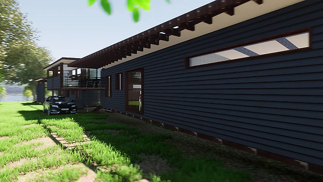Visualizacion Exterior - Casa Ruben